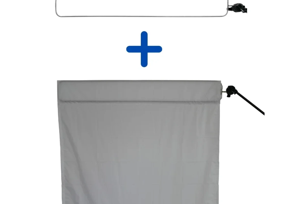 Location Udengo Cadre de diffusion 182 x 182 cm Wag Flag Full Grid (2 stops) - Lightyshare