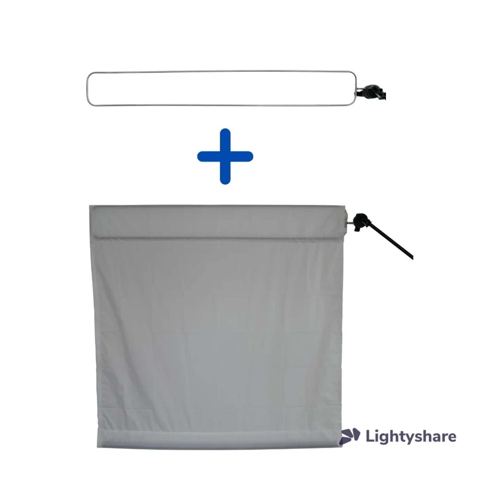 Udengo Cadre de diffusion 182 x 182 cm Wag Flag Full Grid (2 stops) - Photo 1 sur 1