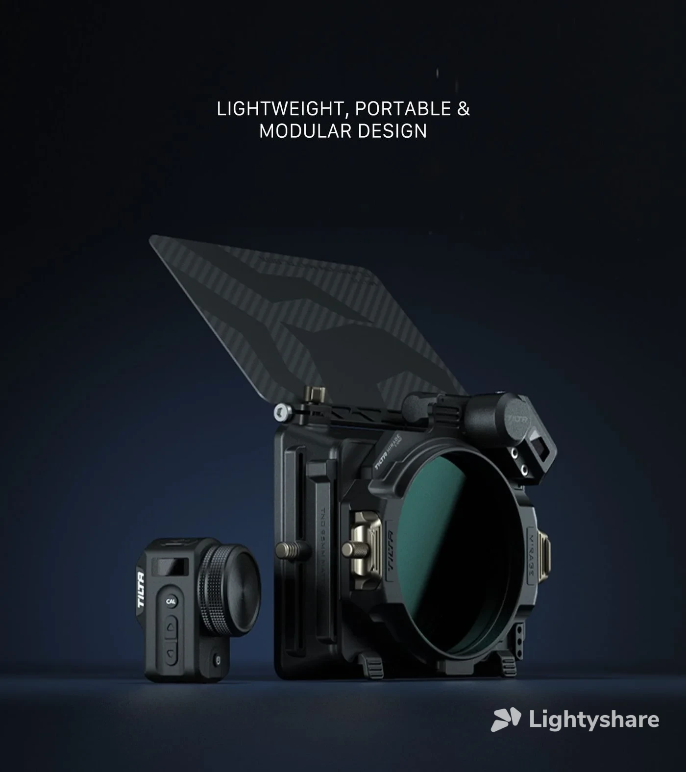 Tilta Mirage matte box avec filtre variable ND 95 mm