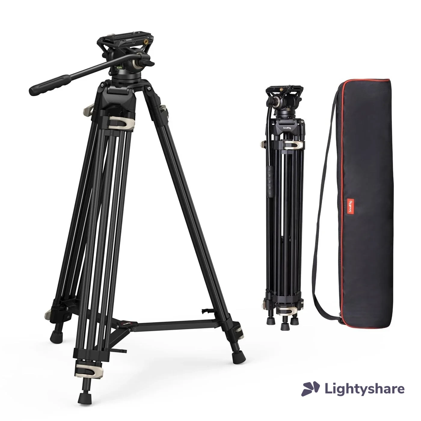 SmallRig AD-01 Heavy-Duty Fluid Head Tripod 3751B