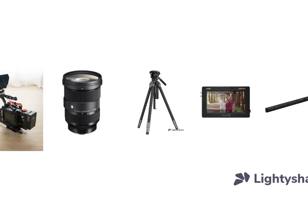 Location Pack PYXIS Reportage & Documentaire – caméra 6K, zoom 24-70, trépied, moniteur-enregistreur et son - Lightyshare