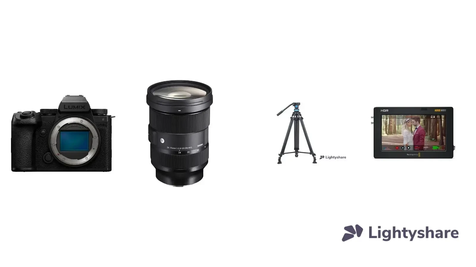Pack Lumix S5IIx Basic – hybride plein format, zoom 24-70, trépied et moniteur-enregistreur - Photo 1 sur 1