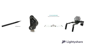 Rent Pack Mouvement – stabilisateur 3 axes, follow focus, dolly sur rails et épaulière