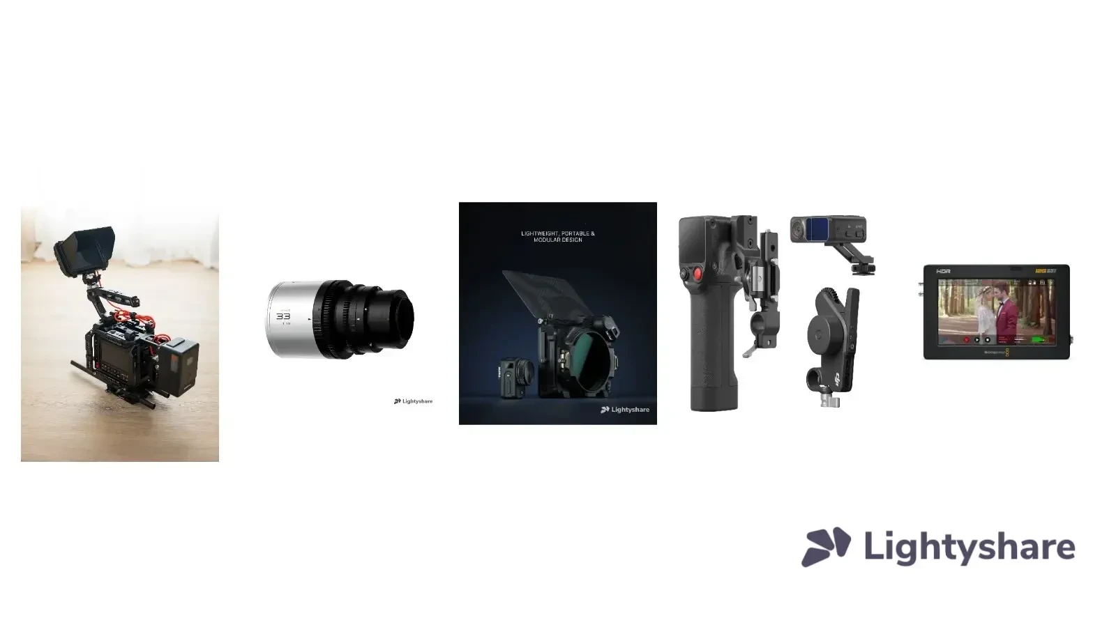 Pack PYXIS Anamorphique – 3 optiques Blazar 1.5x, matte box, follow focus LiDAR et moniteur-enregistreur - Photo 1 sur 1