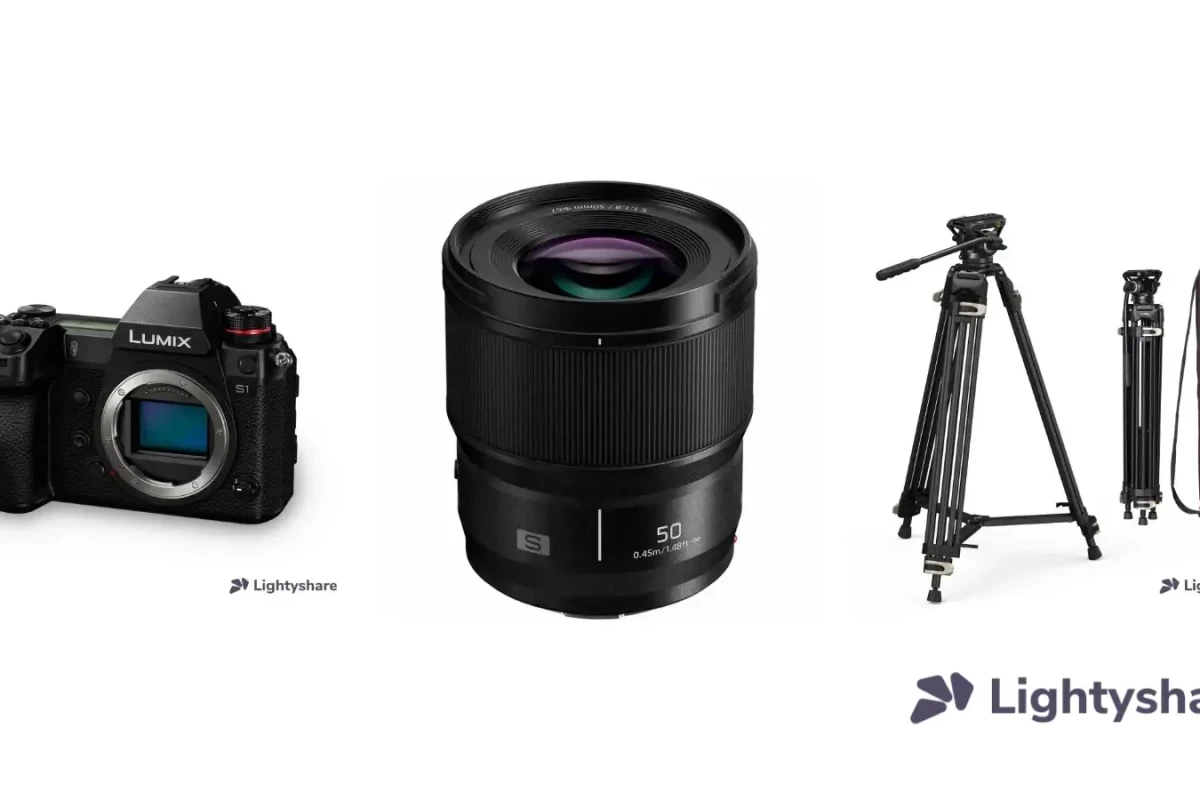 Location Pack Second Boîtier – Lumix S1, 50 mm f/1.8 et trépied - Lightyshare