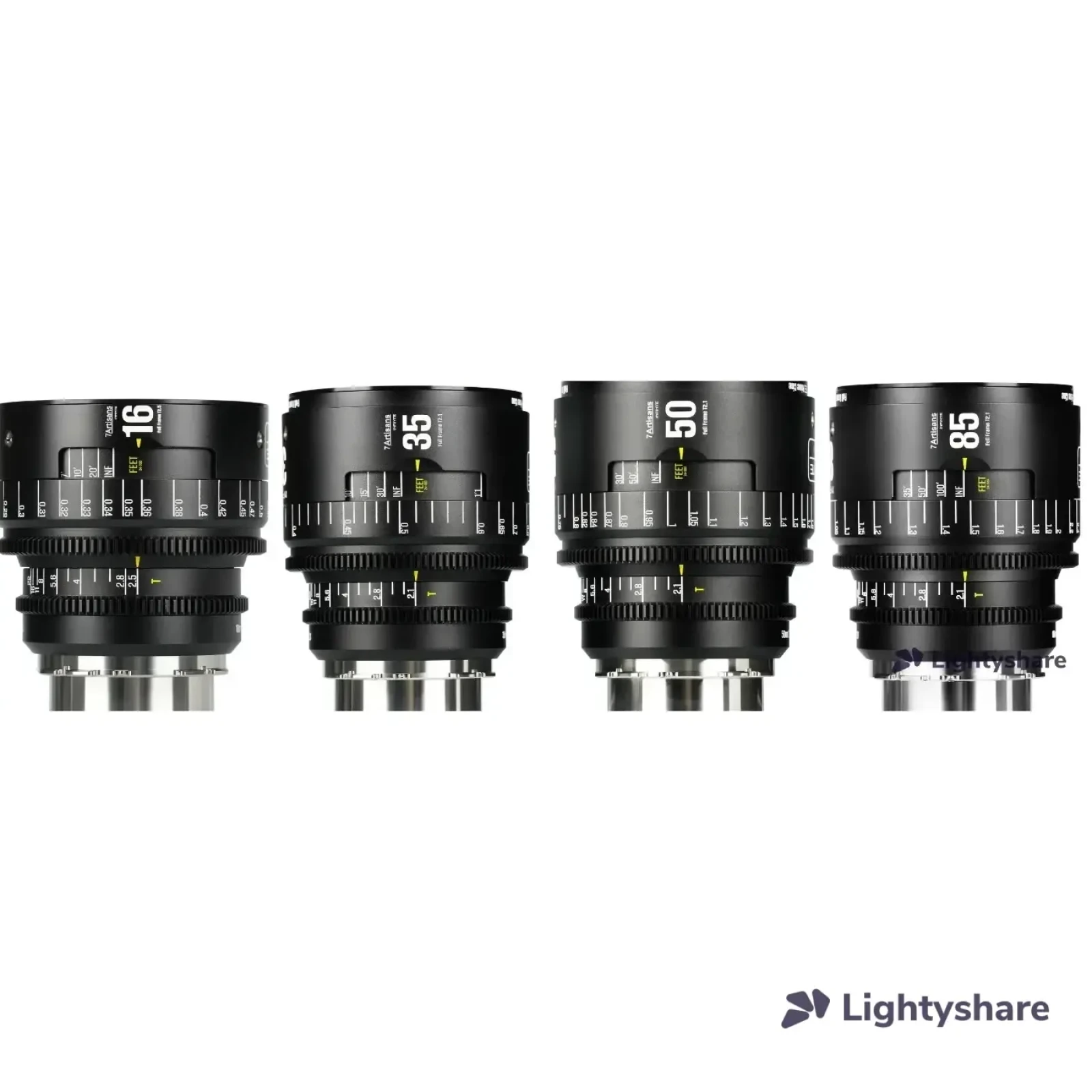 Pack 7Artisans INFINTE – 4 optiques ciné plein format monture PL, 16 / 35 / 50 / 85 mm - Photo 1 sur 1