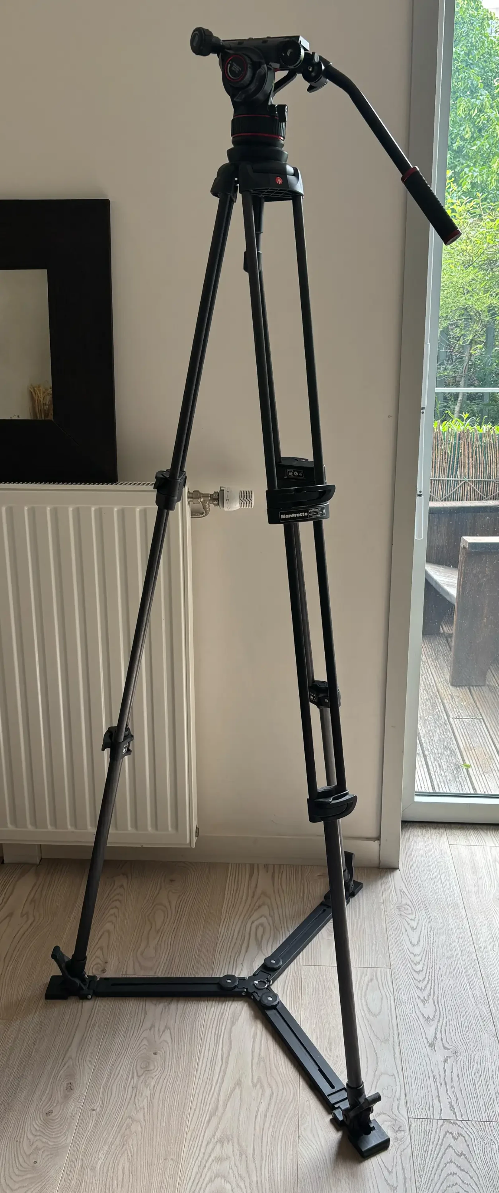 Manfrotto Pied carbone et tête fluide nitrotech - Photo 1 sur 4