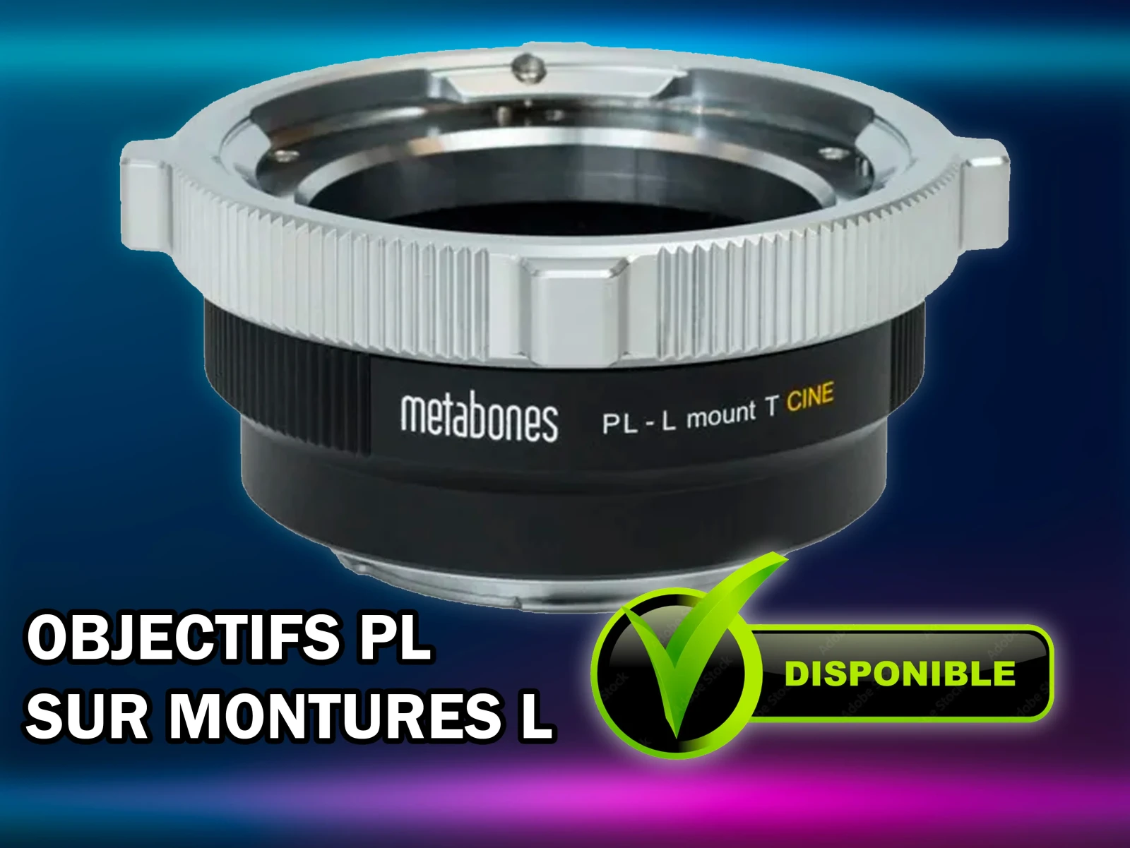 METABONES PL to L-mount T CINE Adaptateur (Bague adaptation) - Photo 1 sur 5