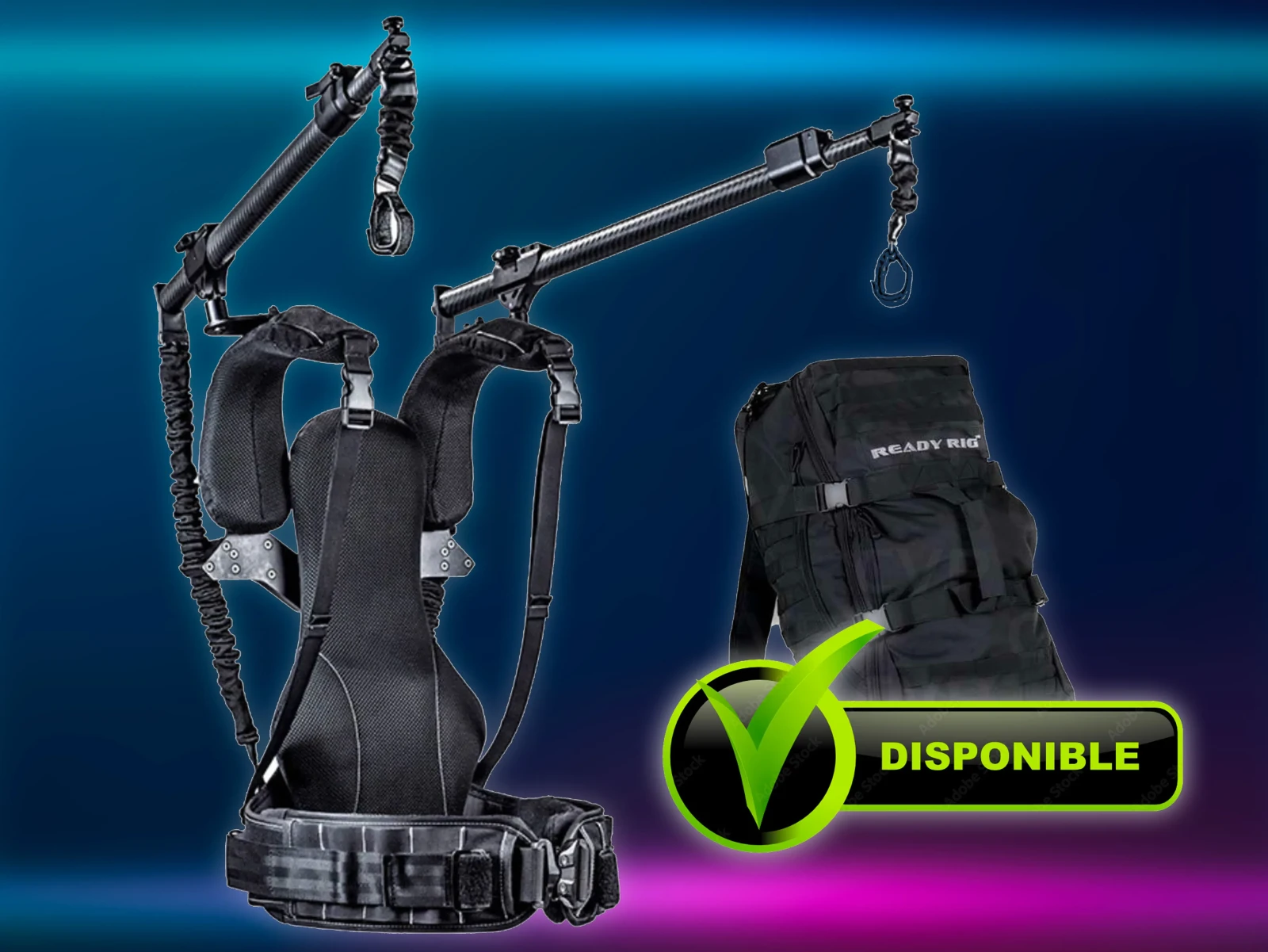 READYRIG GS PRO ARM (0 à 18Kg - Veste Gimbal) - Photo 1 sur 5