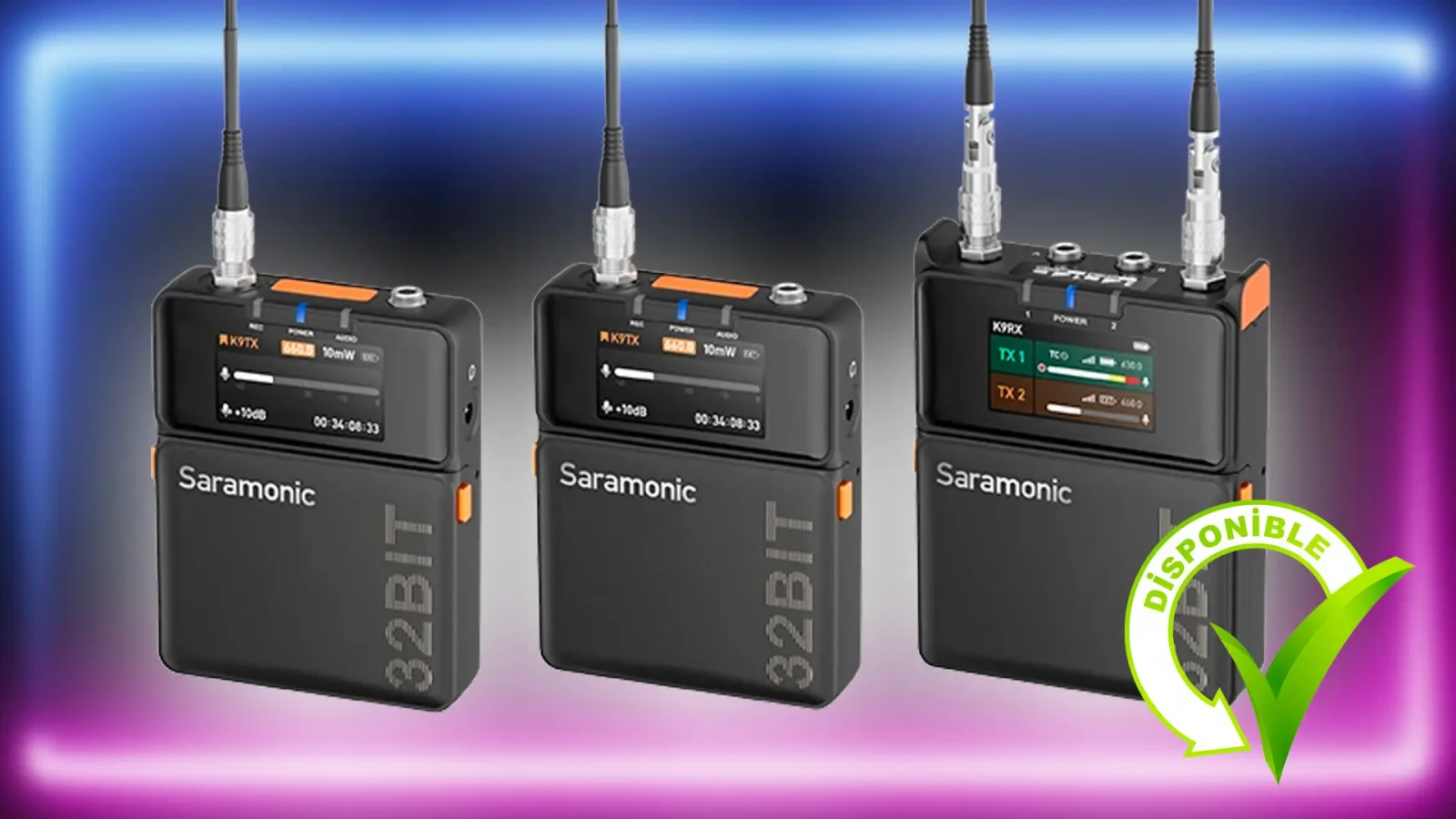 SARAMONIC K9 (Micro HF sans fils 32bits) - Photo 1 sur 1