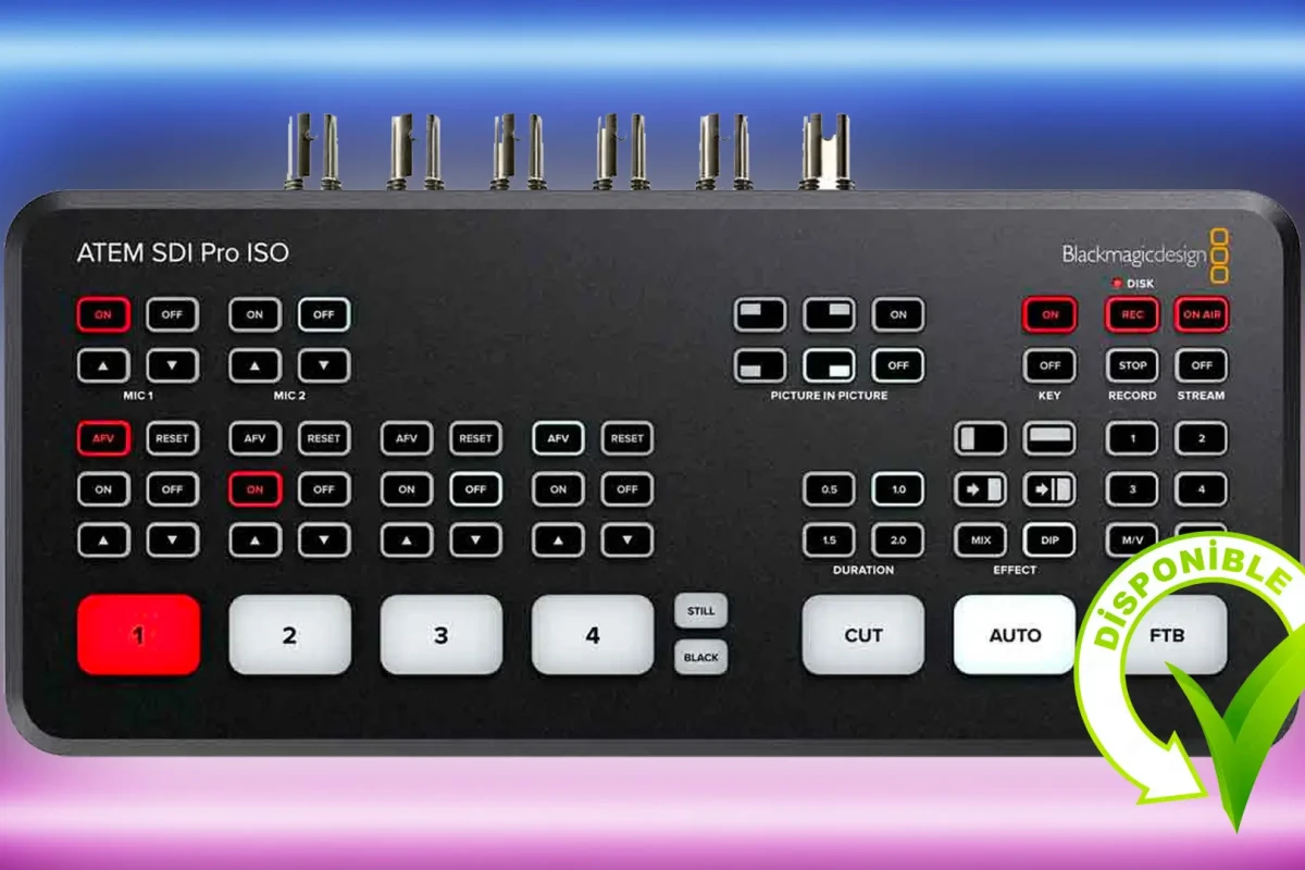 Location Blackmagic ATEM SDI Pro ISO (Mélangeur 4 entrées SDI) - Lightyshare
