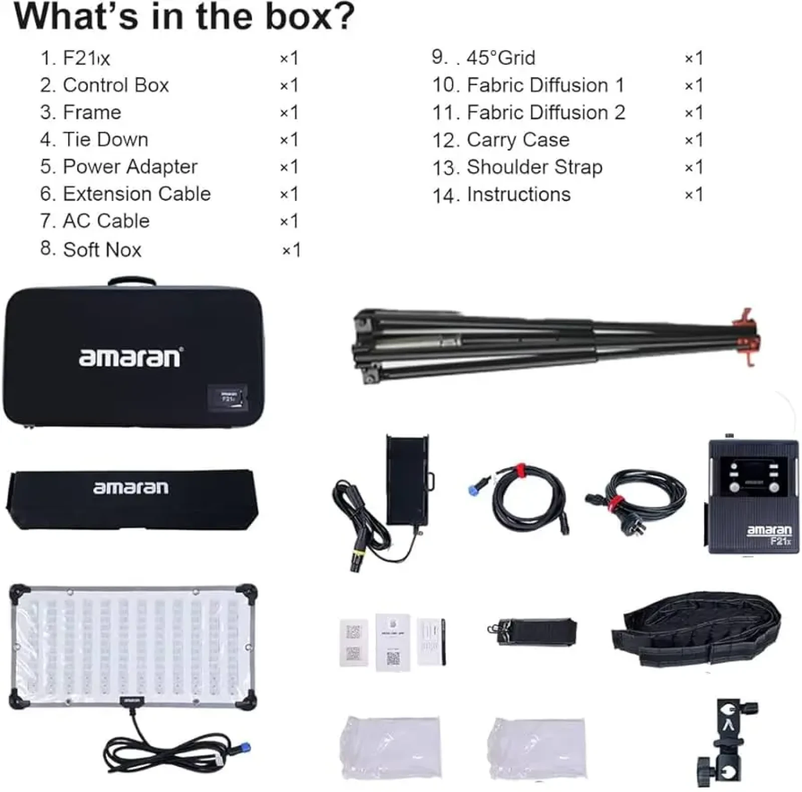 Aputure Amaran F21X - Photo 2 sur 2