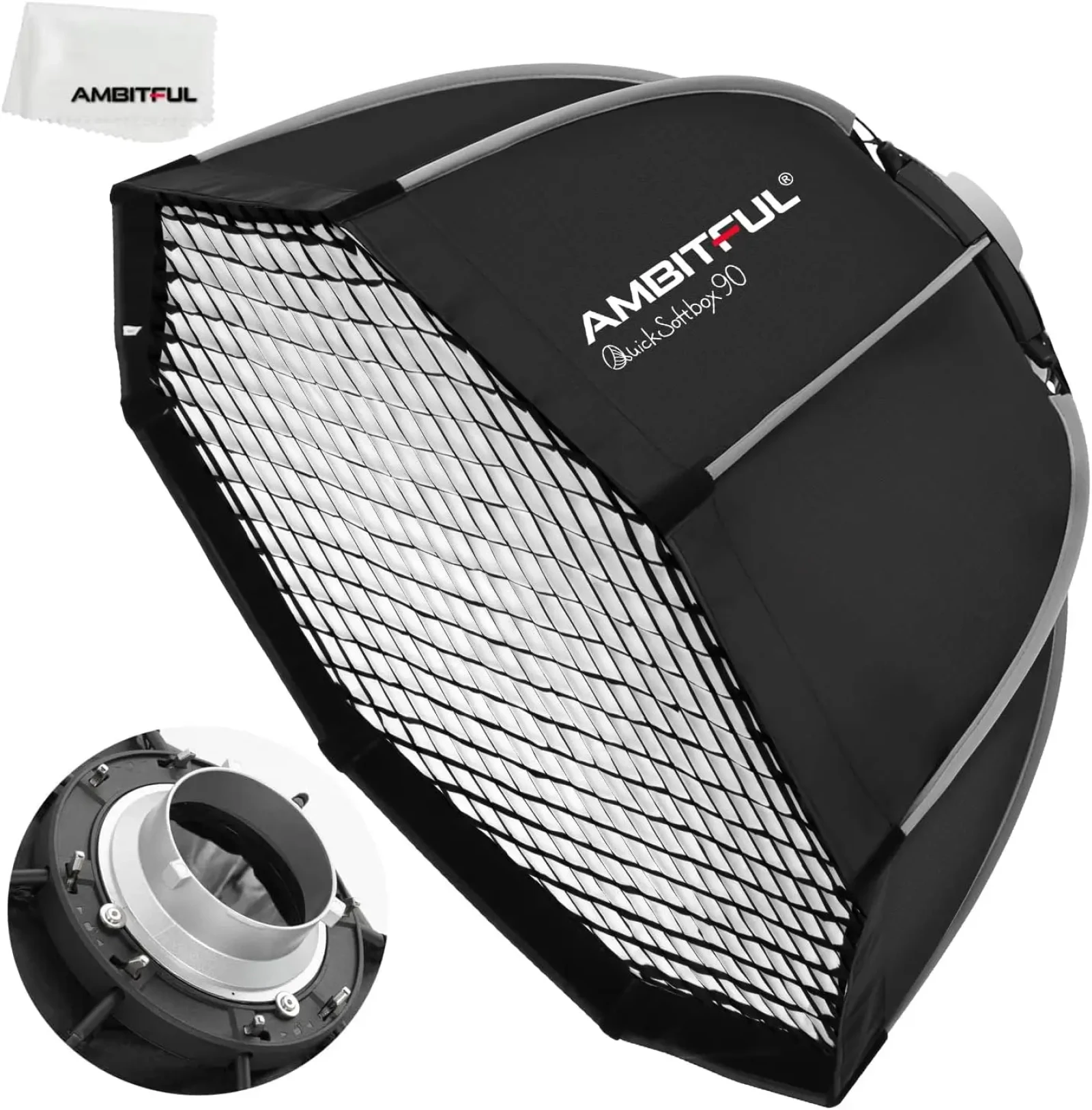 Ambitful SoftBox 90cm Monture Bowens - Photo 1 sur 2