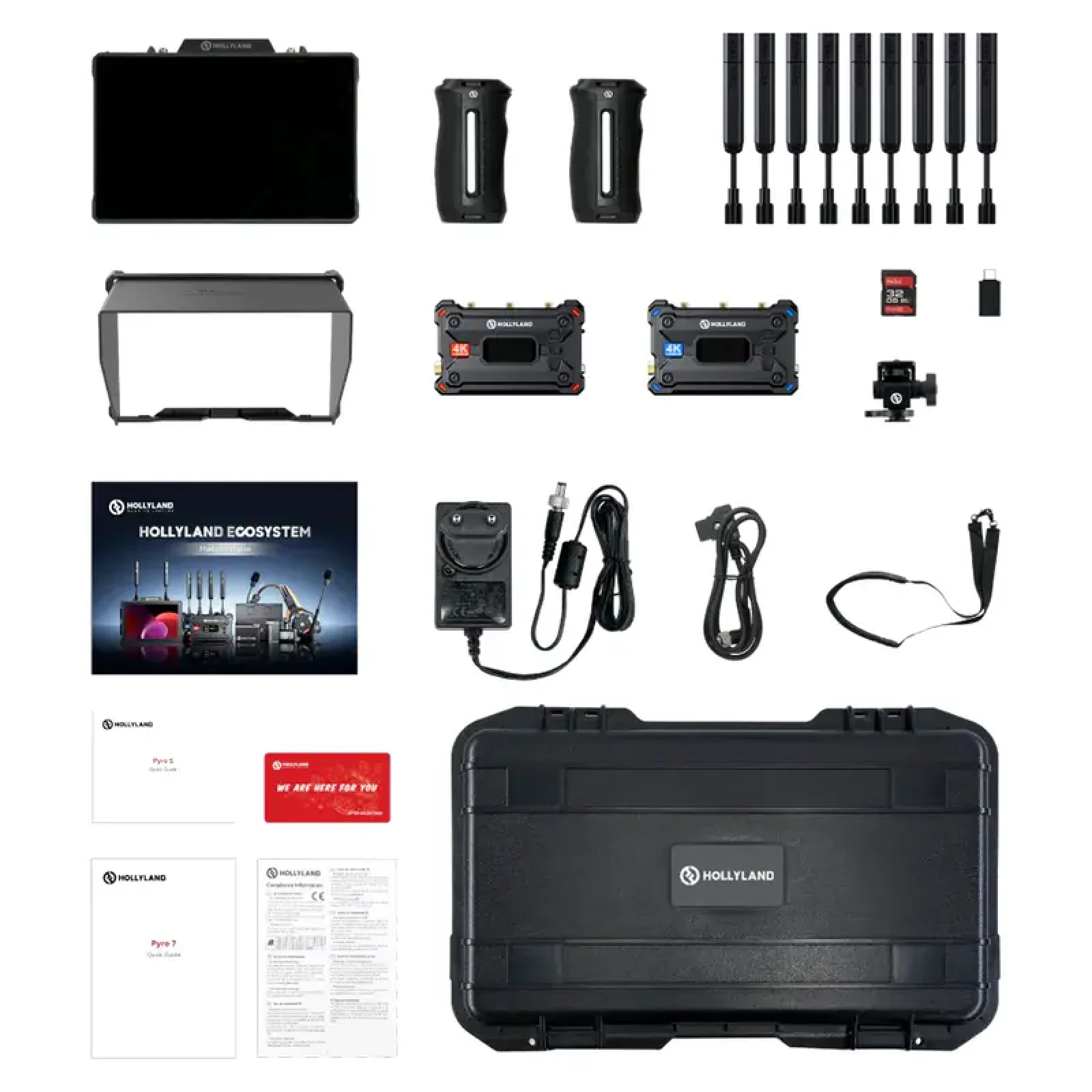Hollyland Pyro 7/Pyro S – Kit moniteur et transmetteur/récepteur - Photo 1 sur 1