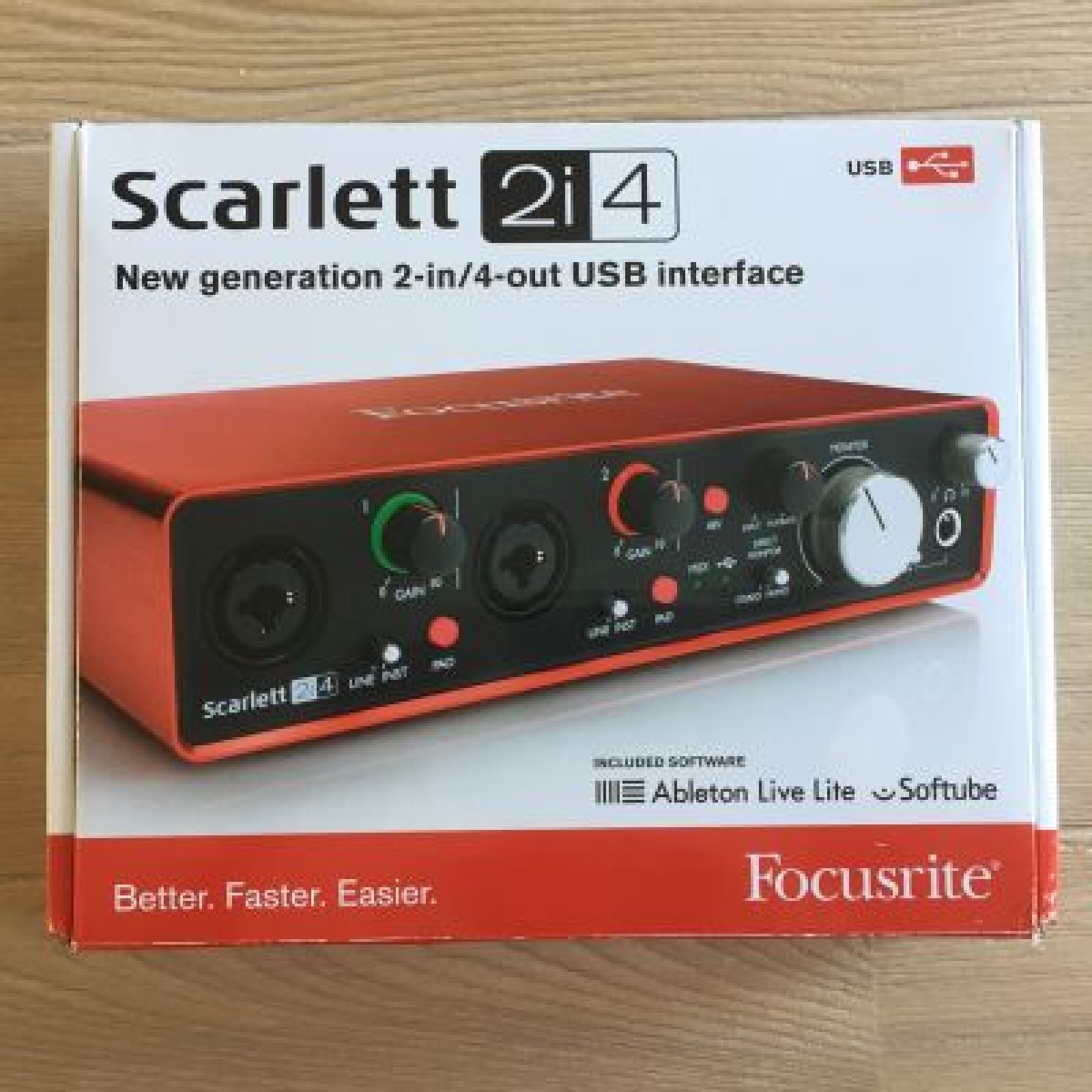 Carte son Scarlett 2i4 2nd Gen de Focusrite - Photo 1 sur 4