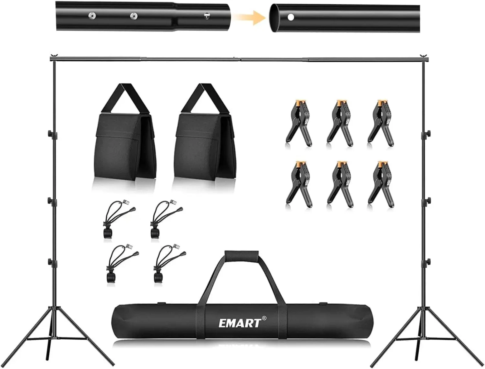 EMART Système de Support de Toile de Fond - Photo 1 sur 1