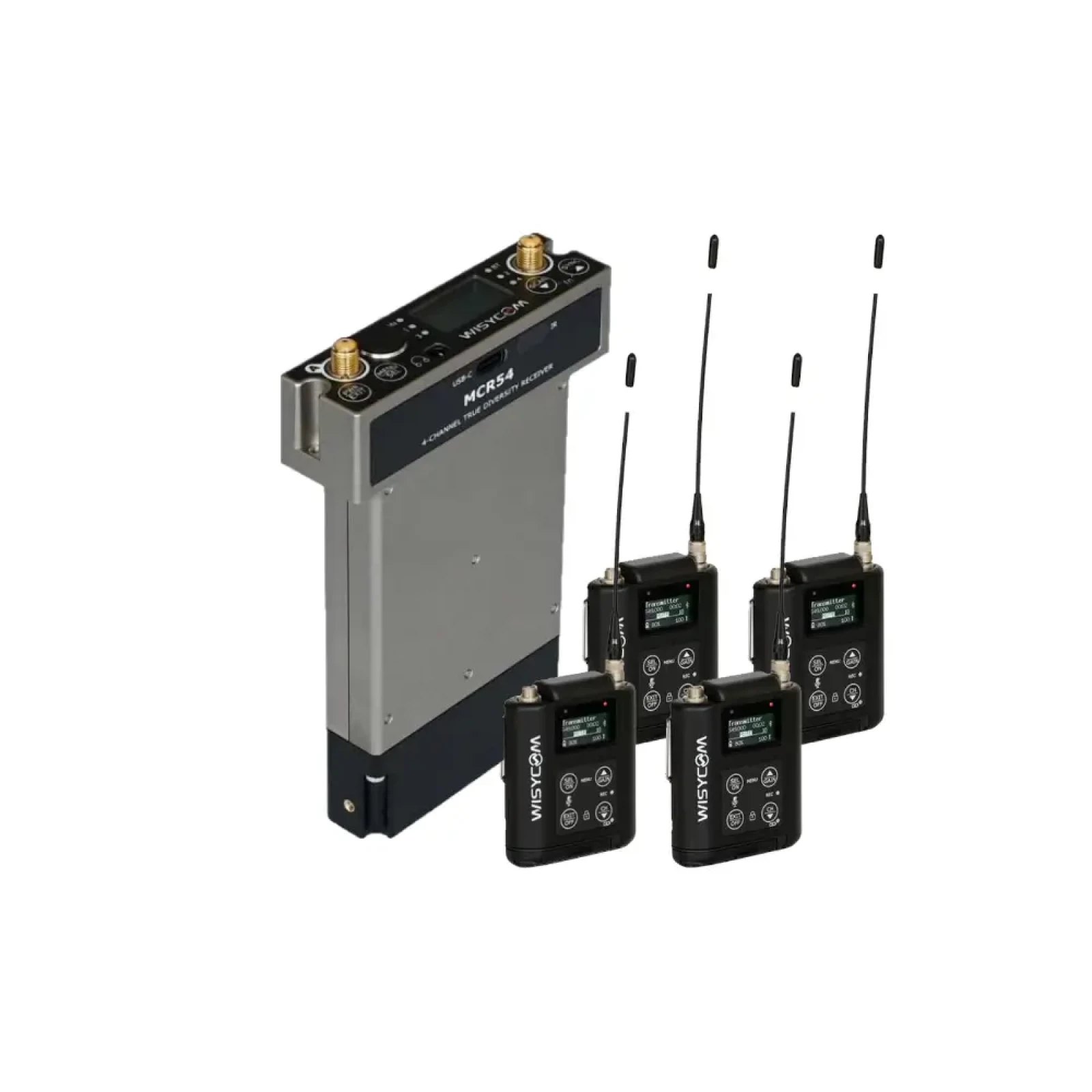 WISYCOM KIT MCR-54 + 4 MTP-60 + 4 SANKEN COS11 - Photo 1 sur 4
