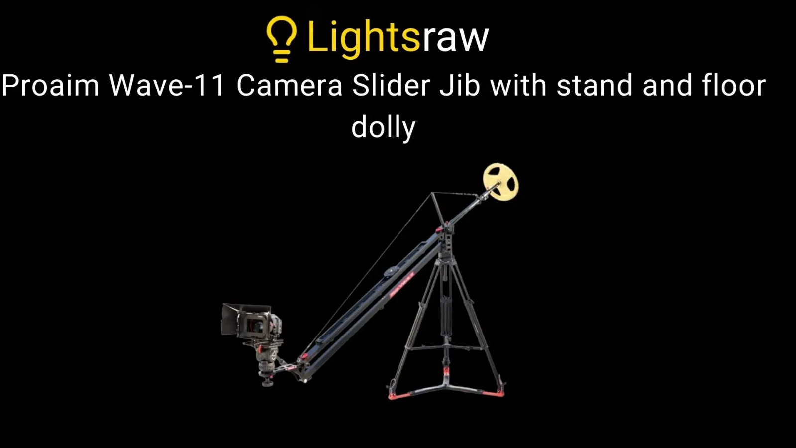 Proaim Wave-11 Camera Slider Jib with stand and floor dolly - Photo 1 sur 1