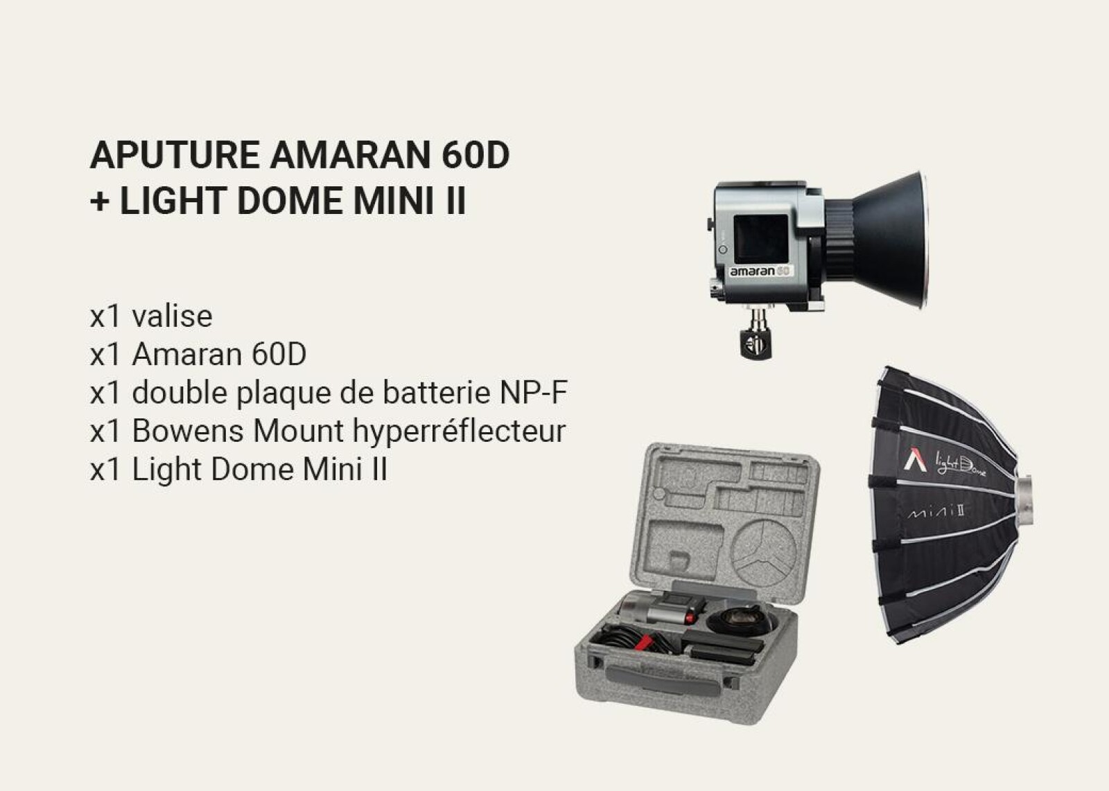 Aputure COB 60d - Photo 1 sur 3