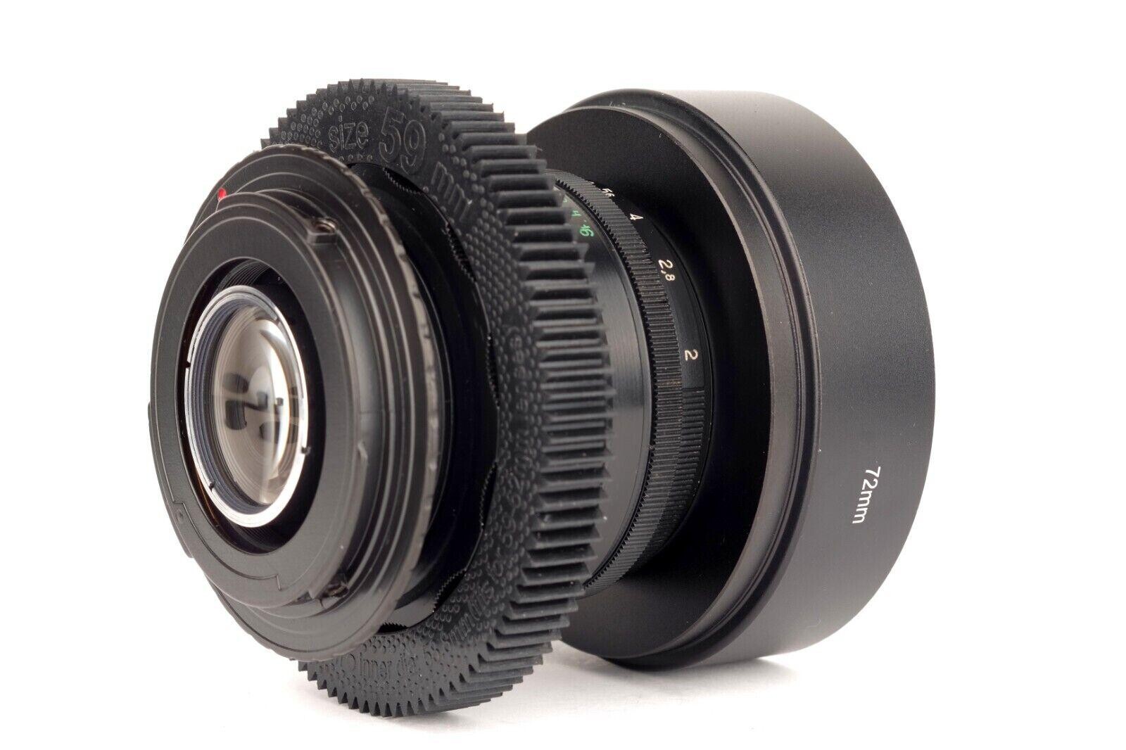 HELIOS 44-2 2/58 mm CINE MODED monture EF - Photo 3 sur 6