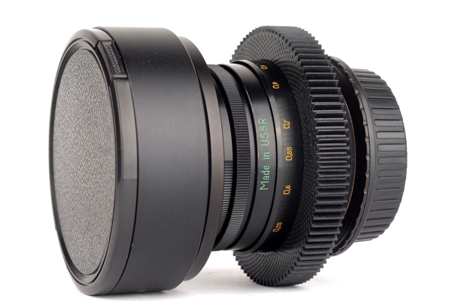HELIOS 44-2 2/58 mm CINE MODED monture EF - Photo 4 sur 6