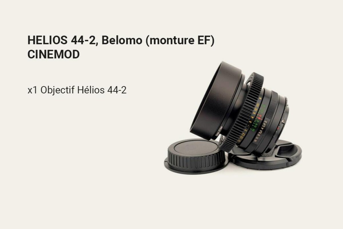 Location HELIOS 44-2 2/58 mm CINE MODED monture EF - Lightyshare