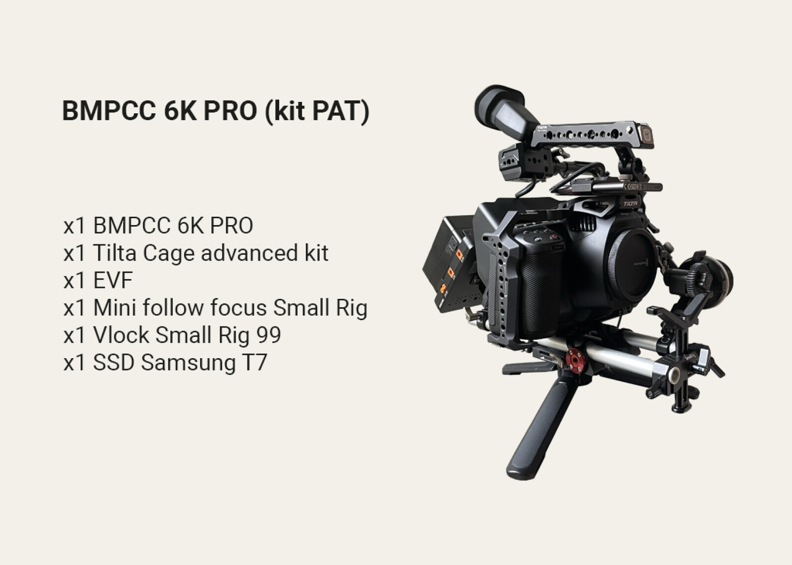 Blackmagic Design Pocket Cinema Camera 6K Pro - Photo 1 sur 4