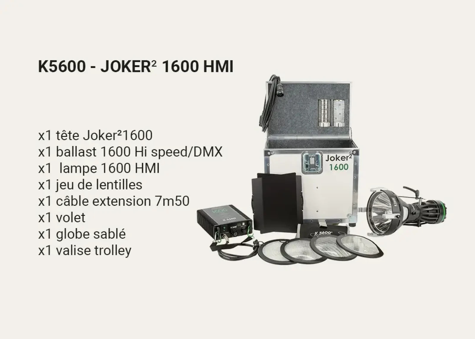 K5600 Joker 1600W v2 - Photo 1 sur 4