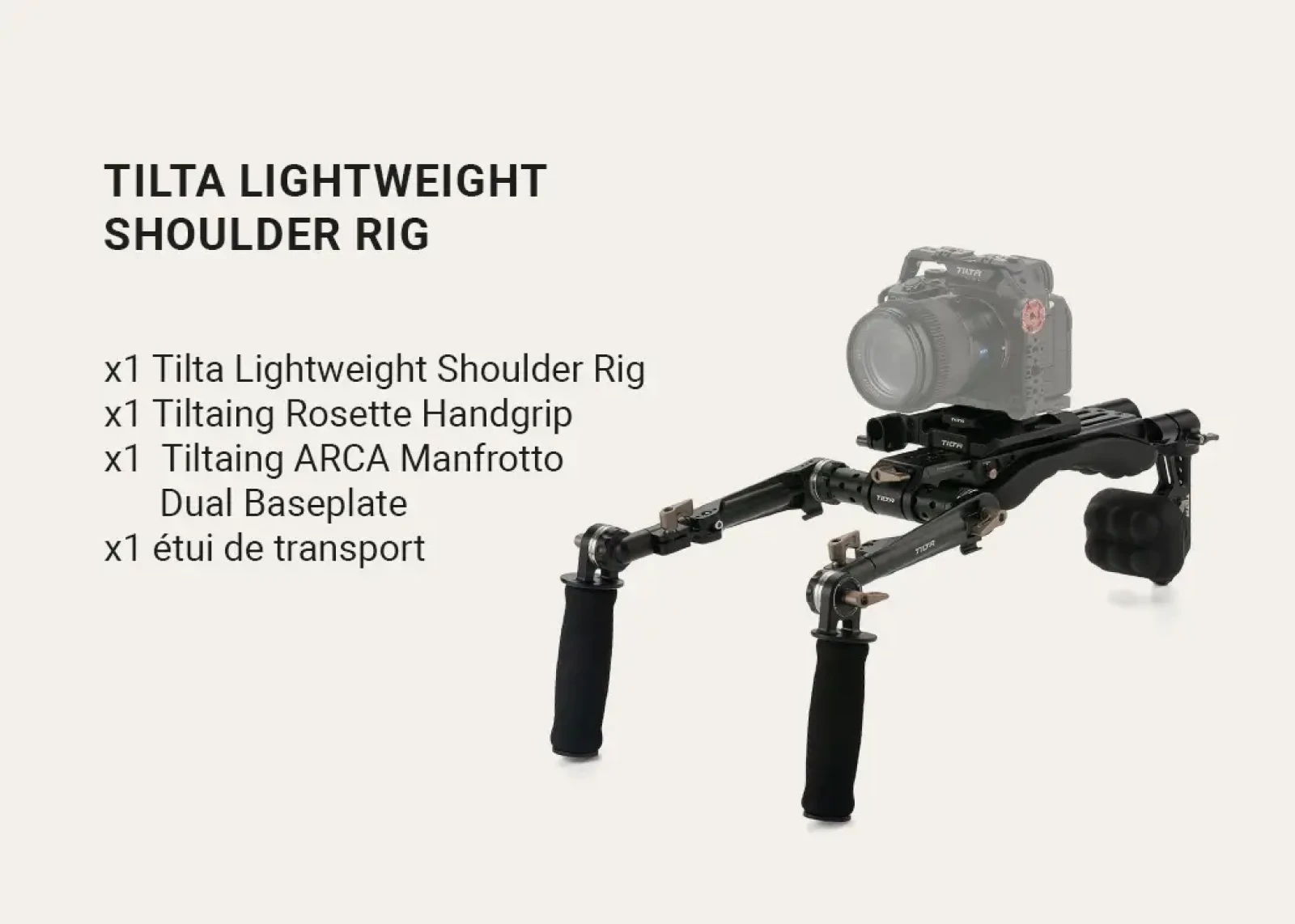 Tilta Lightweight Shoulder Rig - Photo 1 sur 4