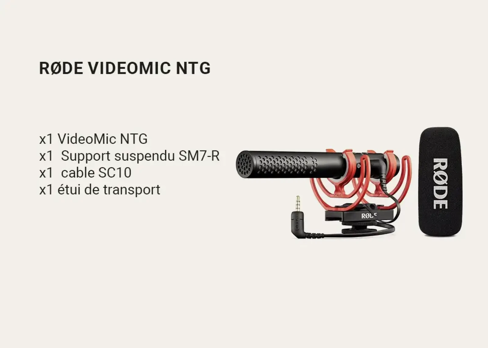 Rode VideoMic NTG - Photo 1 sur 1