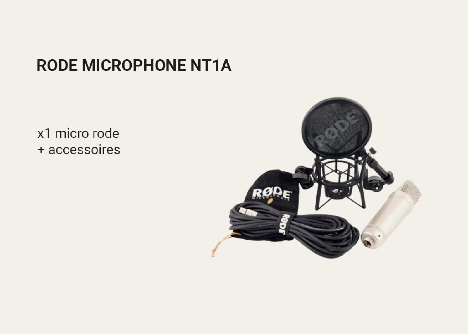 Rode NT1a microphone - Photo 1 sur 1