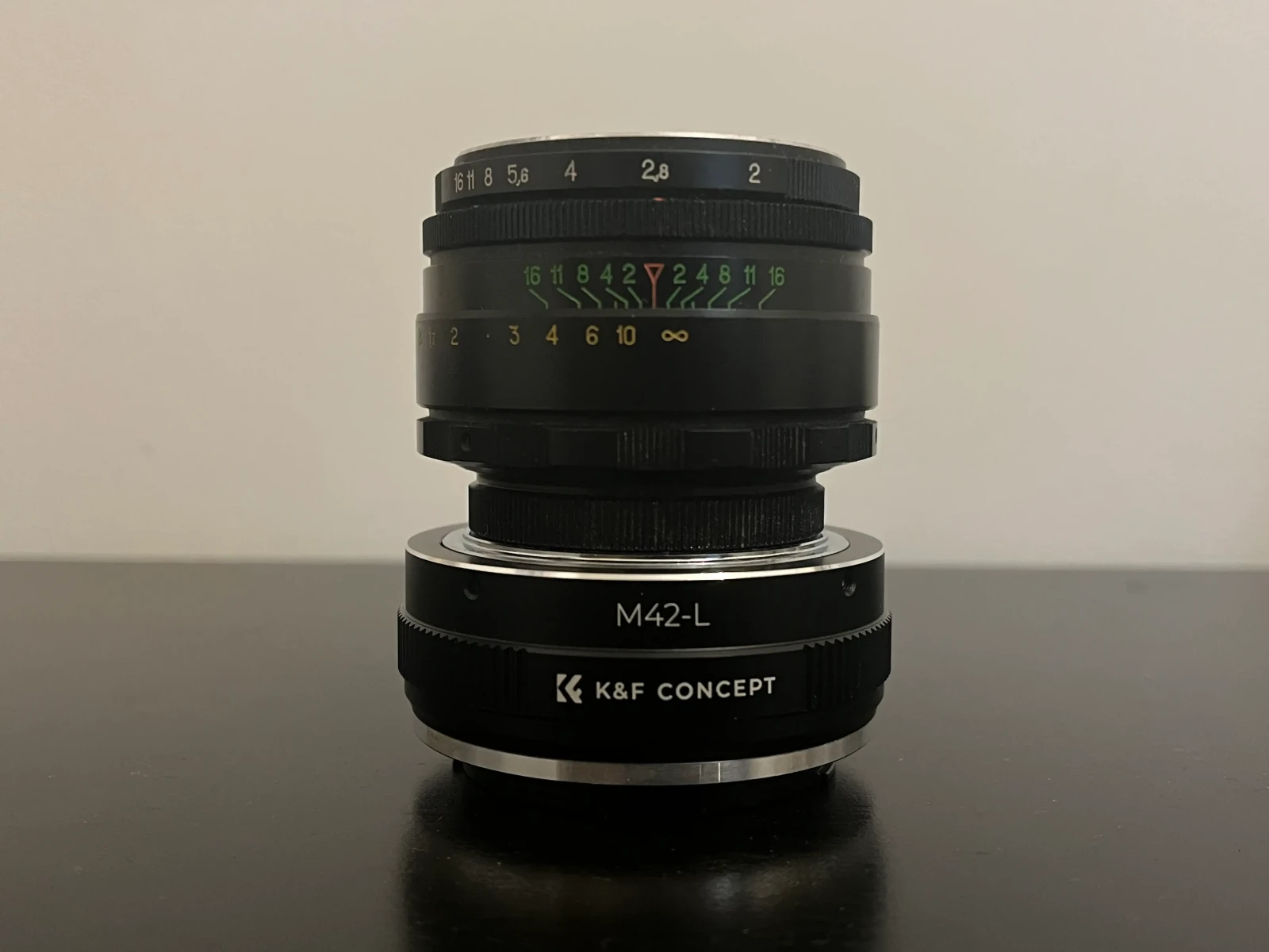 Helios 44-2 + Bague M42-L - Photo 2 sur 2
