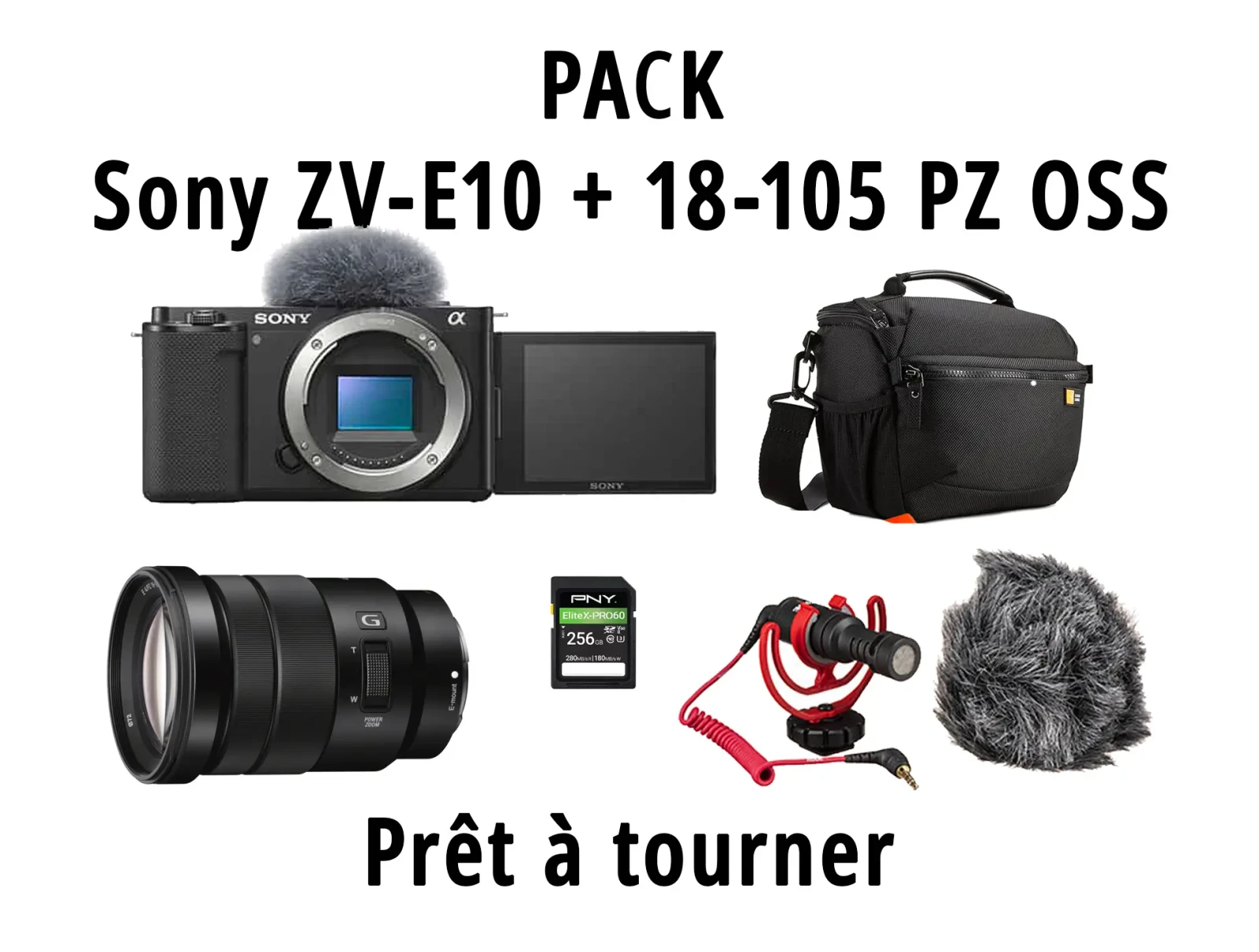 [Pack] Sony ZV-E10 + zoom 18-105mm OSS + .... - Photo 1 sur 1