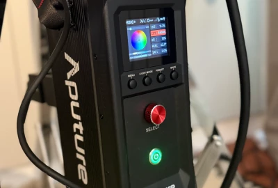 Location Kit lumière Aputure Storm 700X + Light Dome III (89cm)