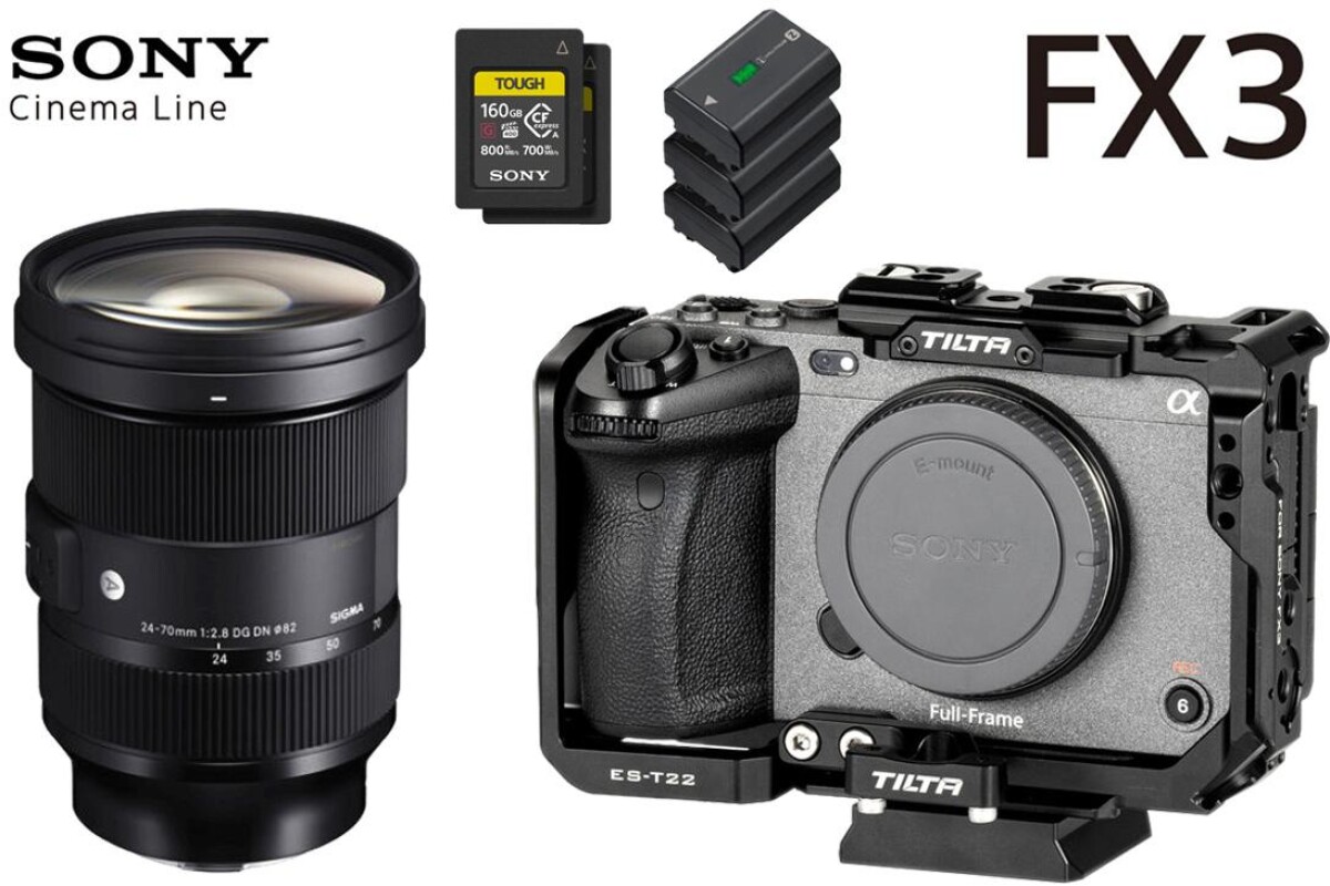 Location Kit - Sony FX3 + Optique 24-70 F2.8 - Lightyshare