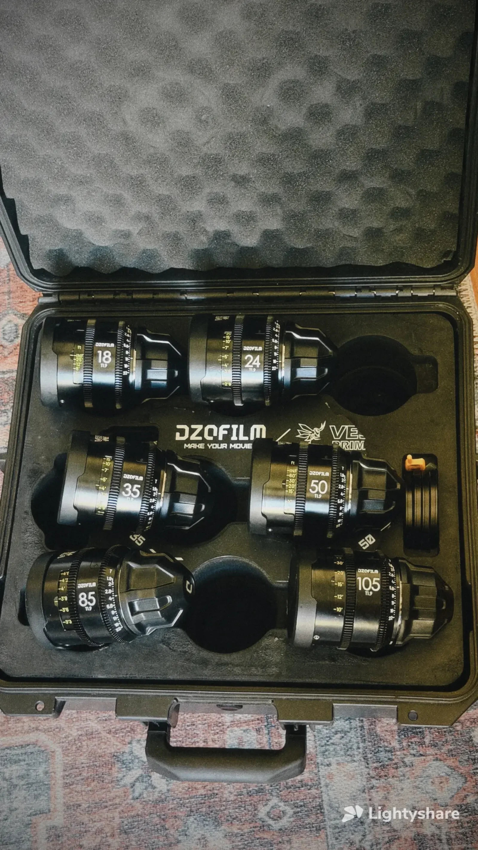 Pack 6 optiques DZO VESPID PRIME 2 (18/24/35/50/85/105) - Photo 1 sur 1