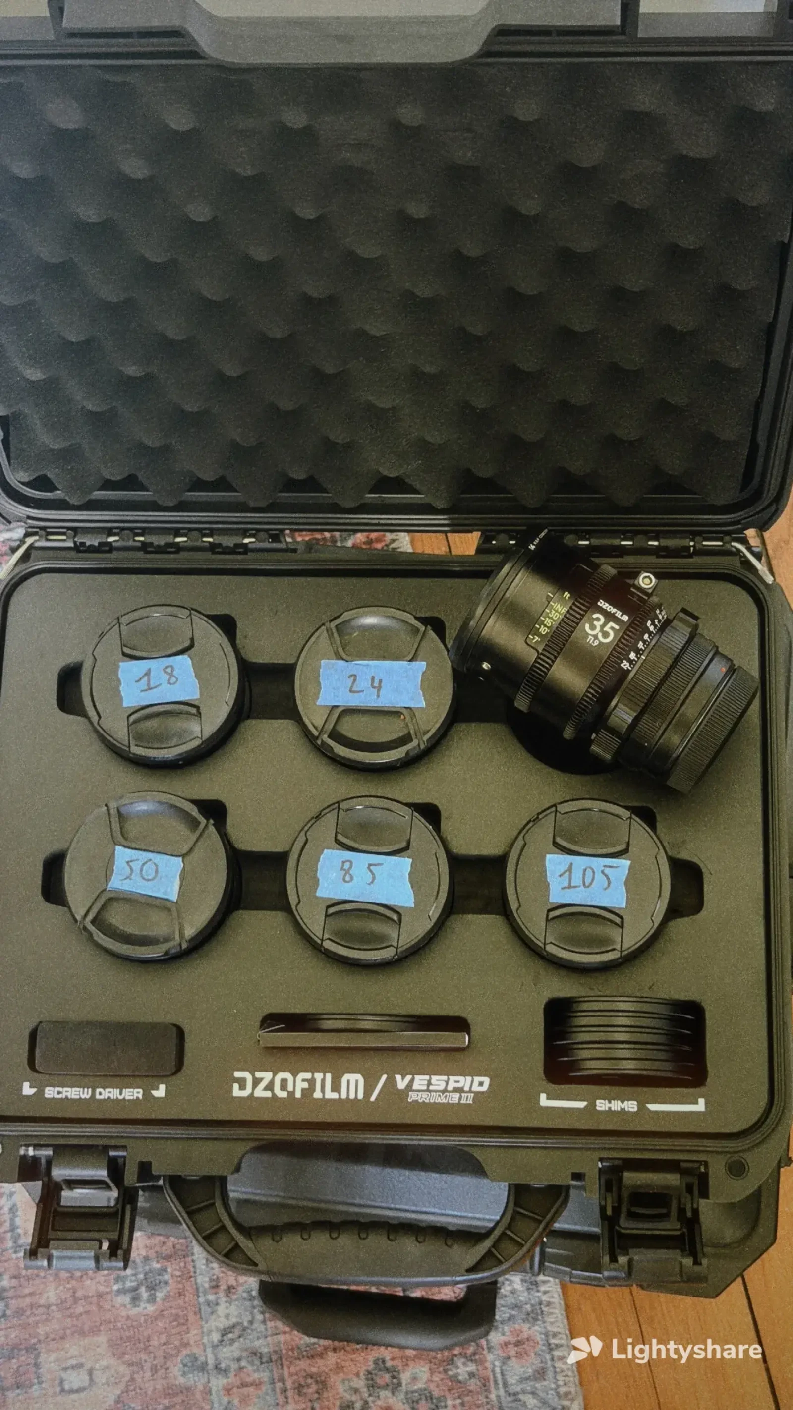 PACK 6 OPTIQUES DZO VESPID PRIME 2 T/1.9 - Photo 1 sur 1