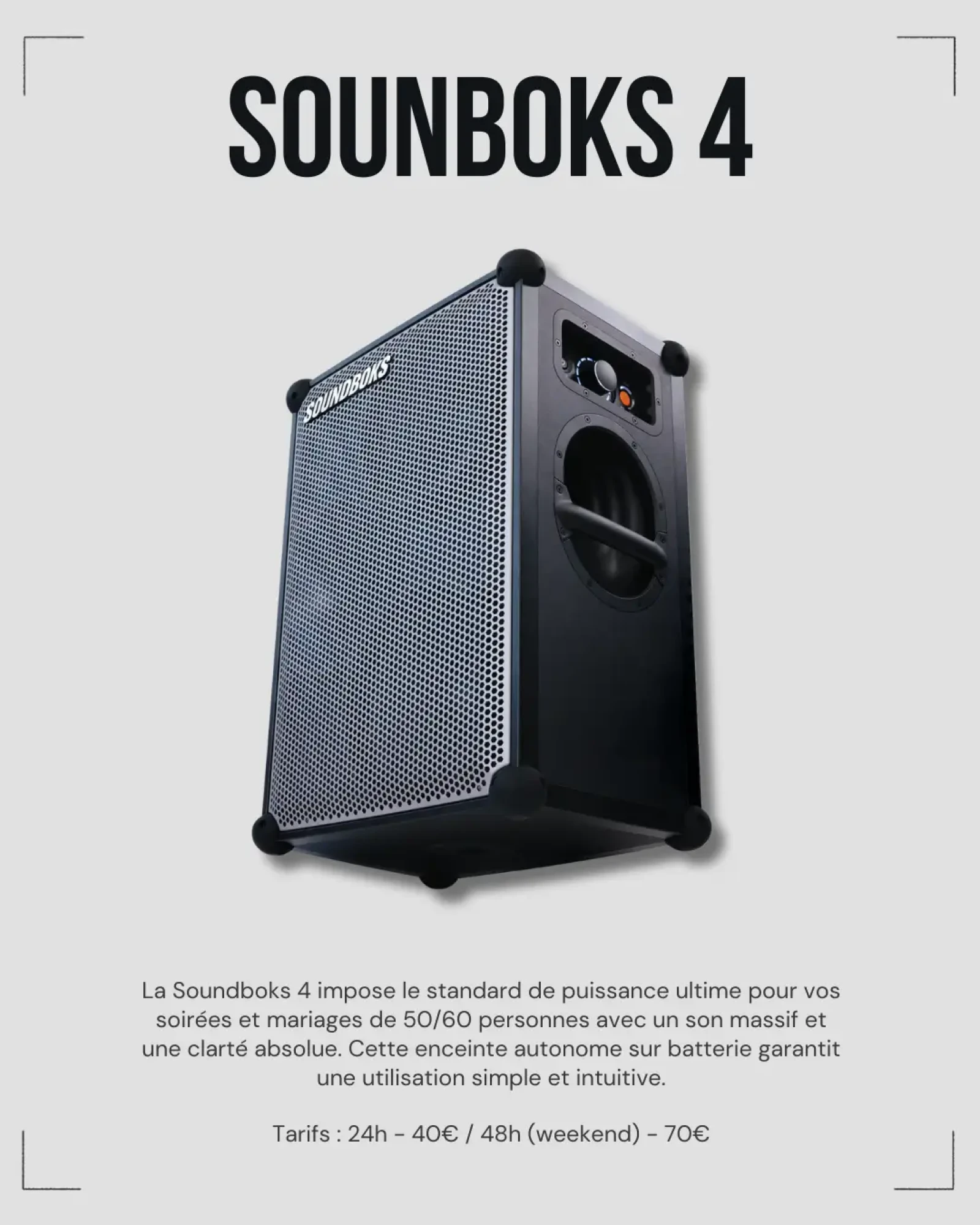 Sounboks 4 - Photo 1 sur 1