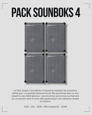 Location Location Pack 4x4 Soundboks 4