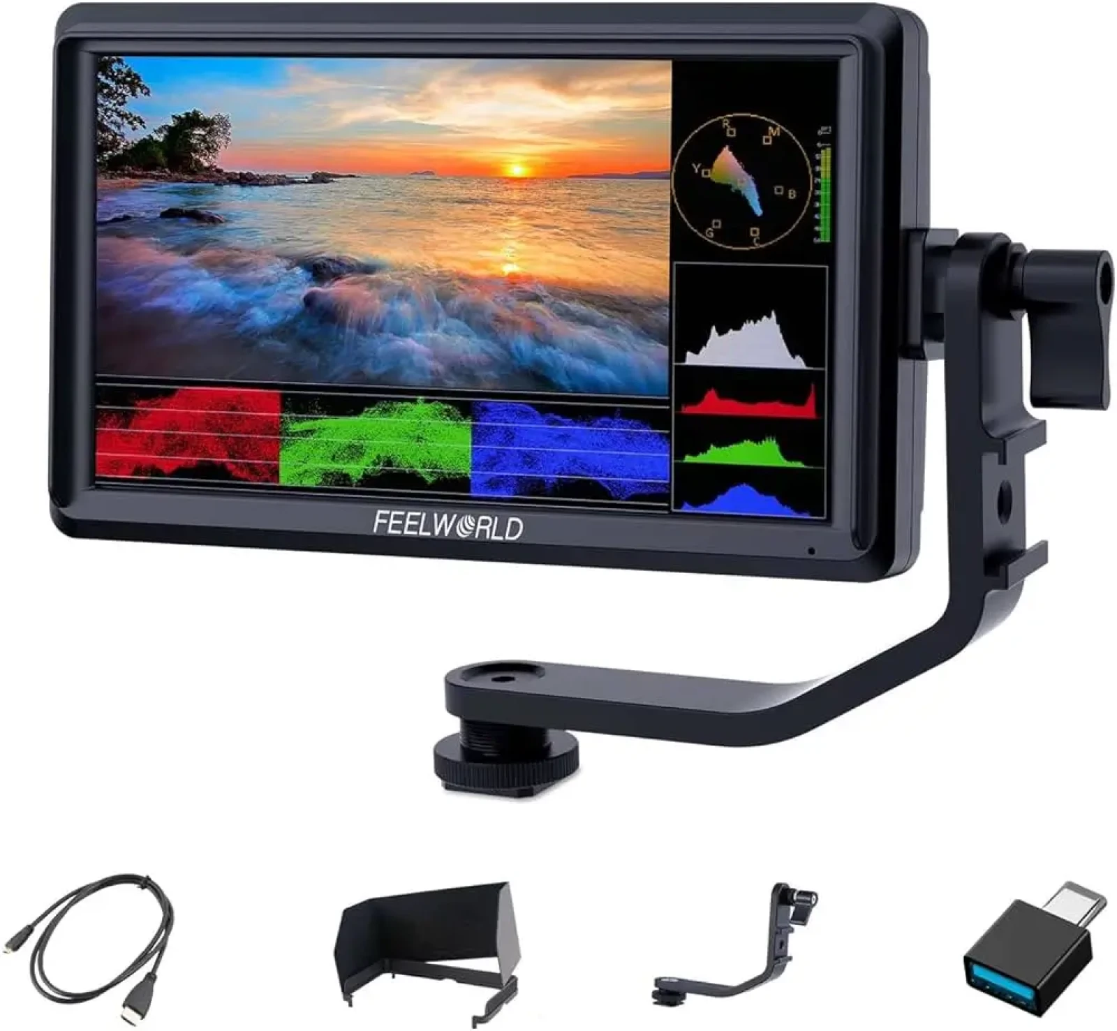FEELWORLD Moniteur FW568V3 6" Full HD 1920x1080 IPS 4K HDMI - Photo 1 sur 1