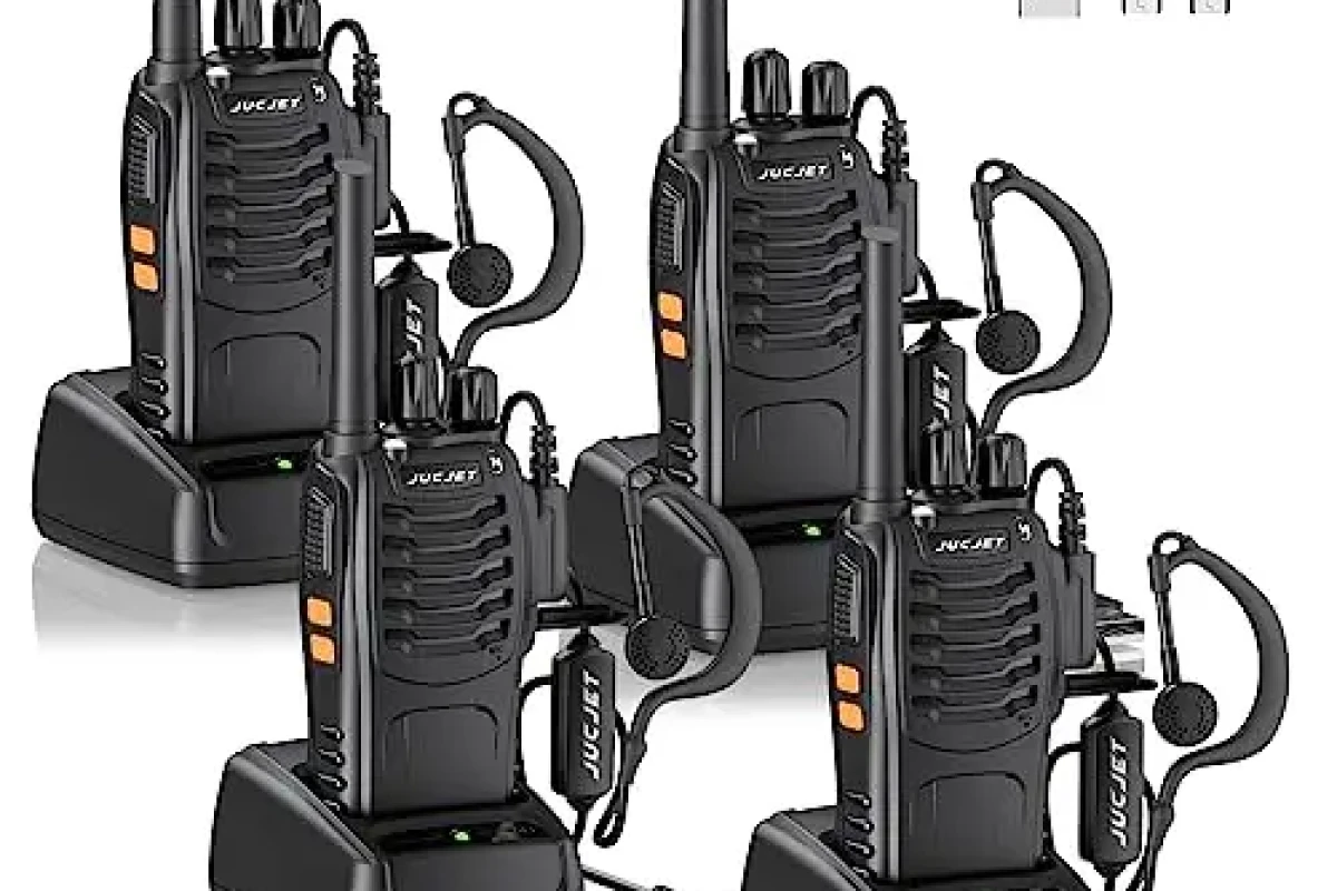 Location JUCJET Talkie-Walkie 88 E rechargeable Kit 4 pièces - Lightyshare