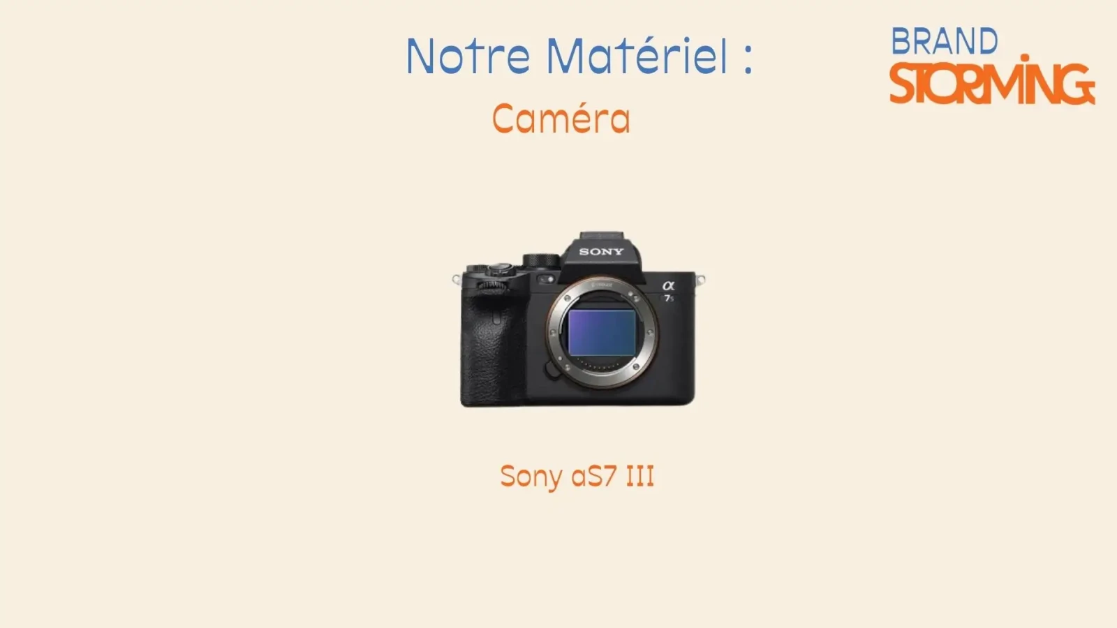 Sony Alpha A7S III - Photo 1 sur 3
