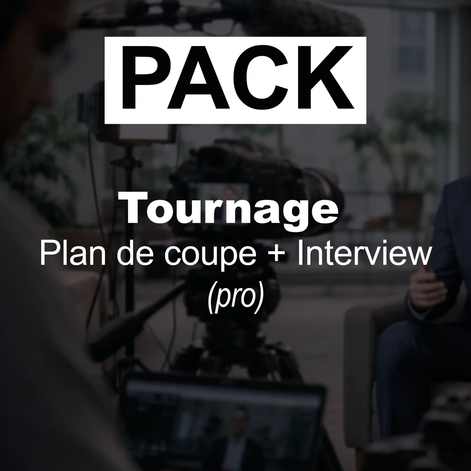 Tournage Plan de coupe + Interview (Pro) - Photo 1 sur 1
