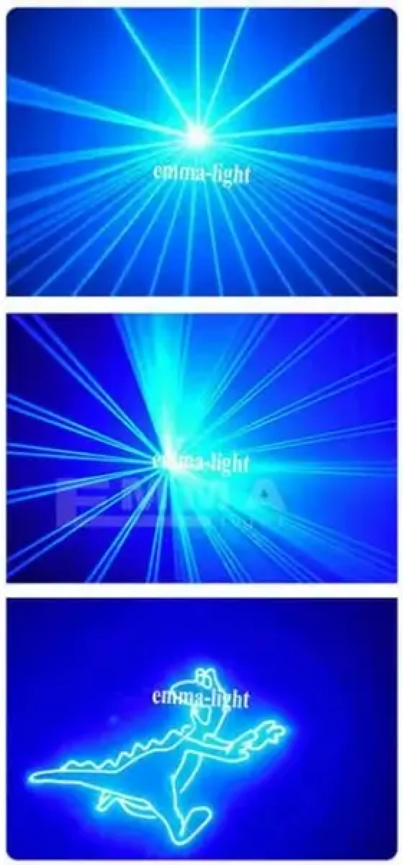 Laser bleu 4W Emma EM-SAB27M - Photo 3 sur 3