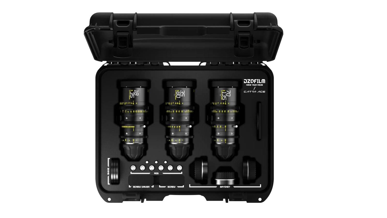 DZO Dzofilm Catta Ace 18-35/35-80/70-135 T2.9 (PL/EF, Noir) - Photo 1 sur 3