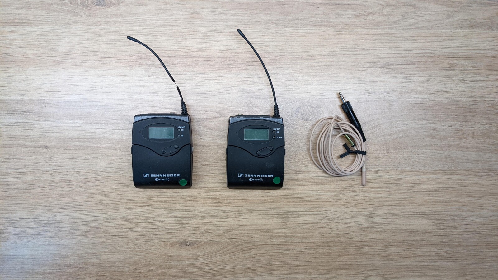 Micro HF Sennheiser G3 + Sanken Cos-11 (beige) - Photo 1 sur 5