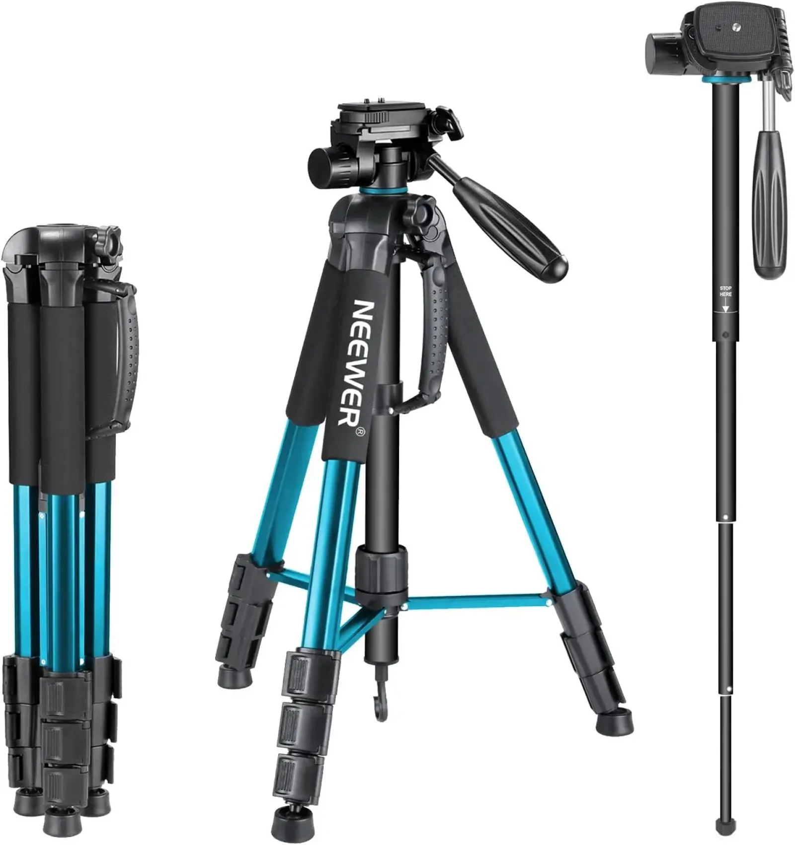 Neewer 10090794 - Trépied Monopode Portable 177 cm - Photo 1 sur 1