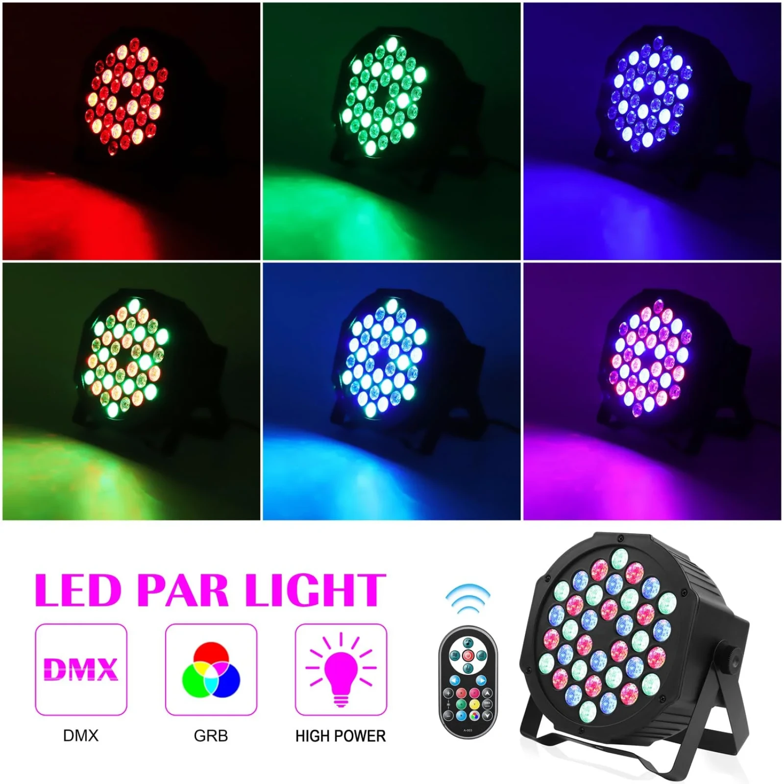Générique PAR LED RGB UV - Photo 2 sur 4