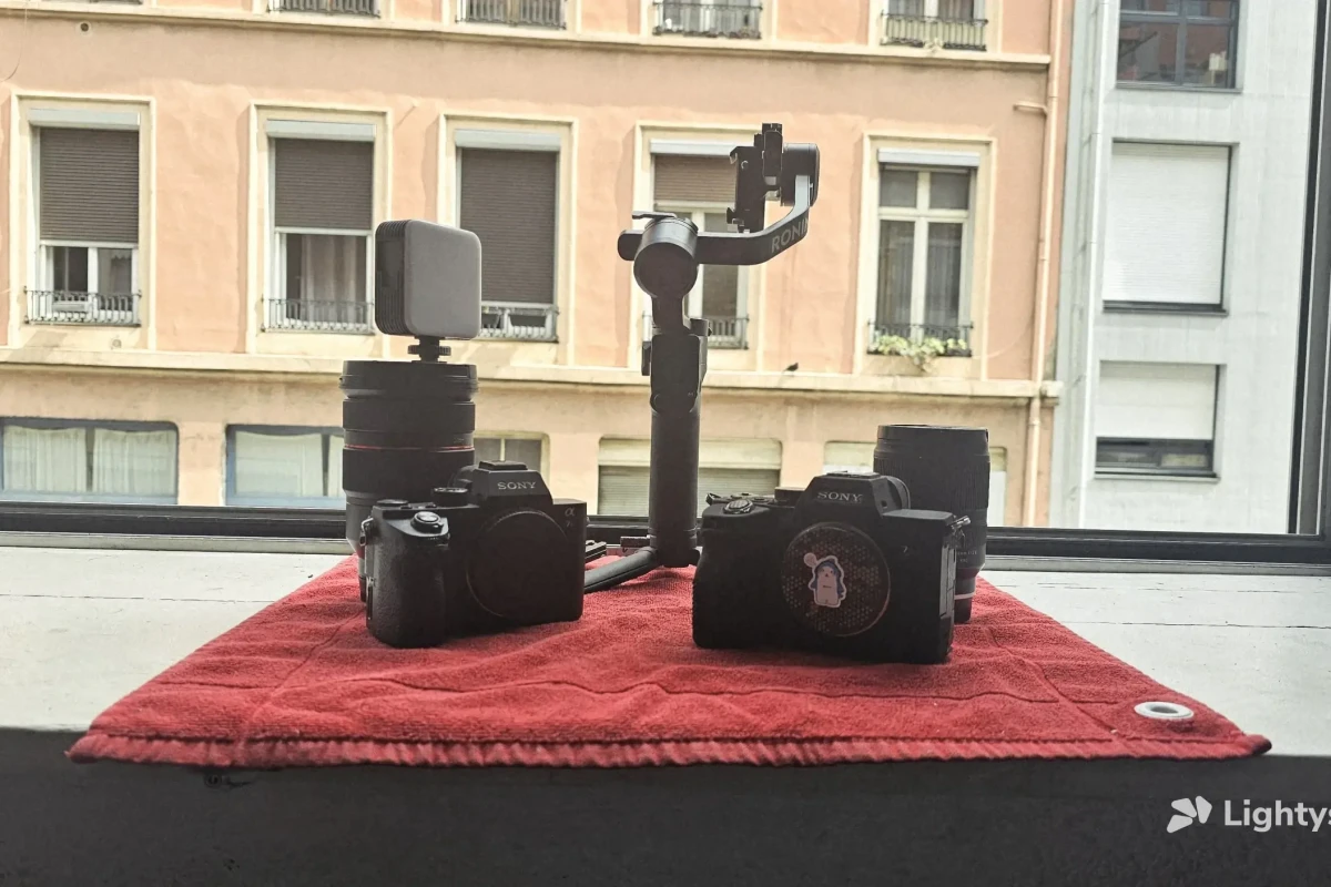 Rent [Pack PRO] -> A7IV, A7SII, Stabilisateur, 2 objectifs - Lightyshare