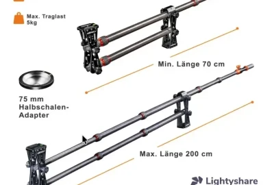 Location Walimex pro  Carbon Camera Jib Traveller 7.2